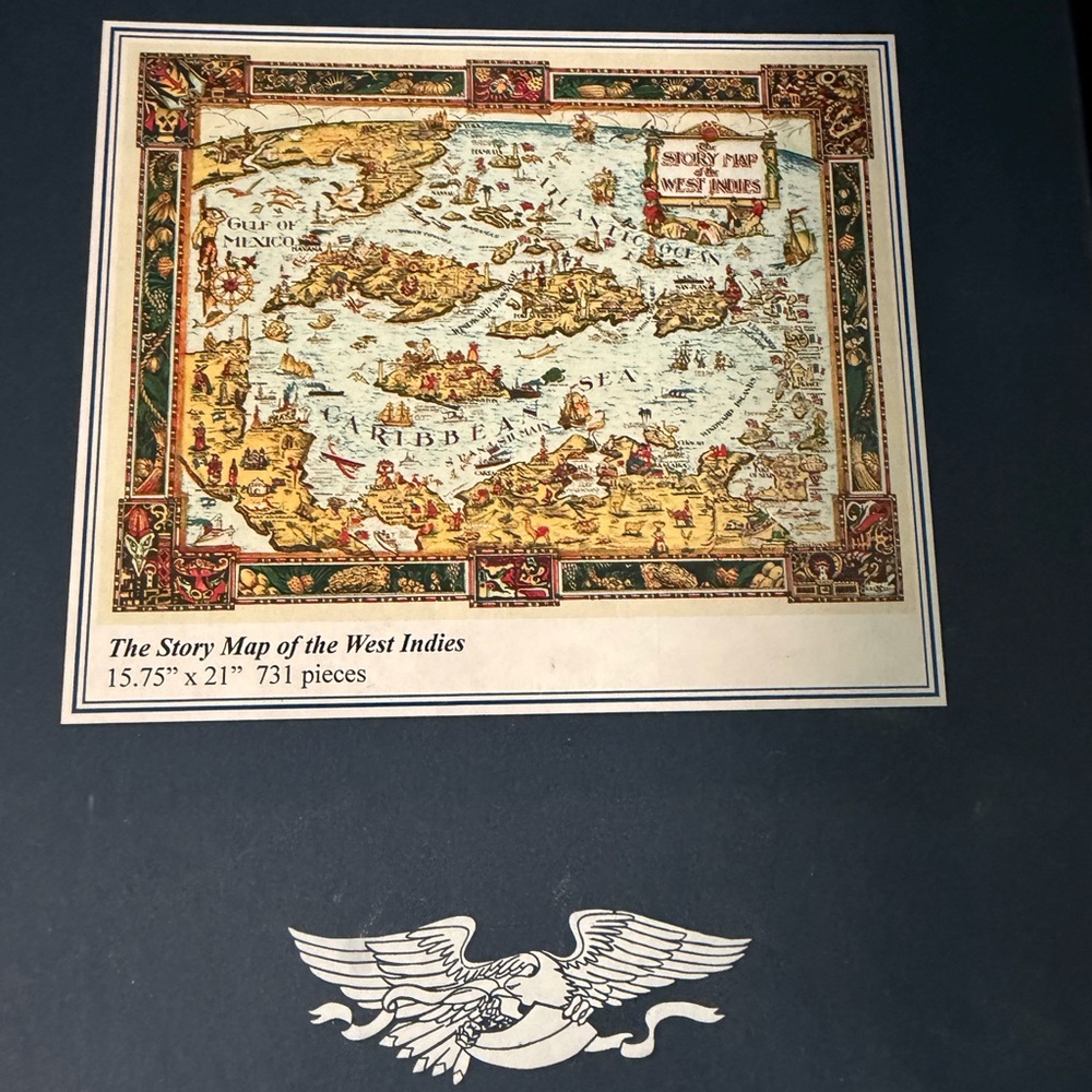 The Story Map of the West Indies Puzzle Liberty puzzles